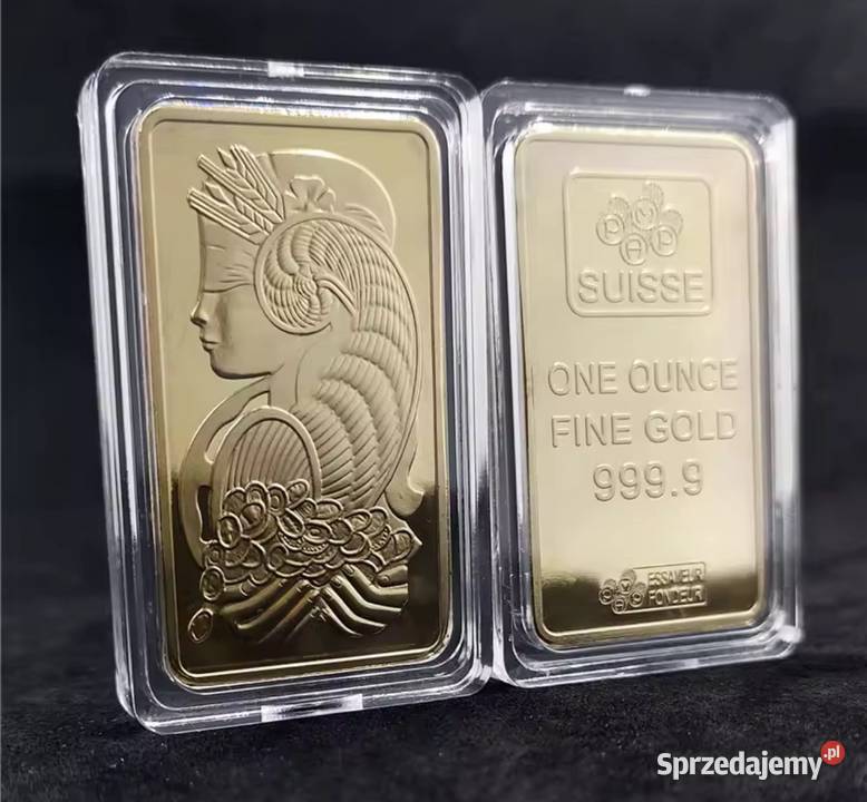 Sztabki REPLIKI złota 1 uncja dolnośląskie