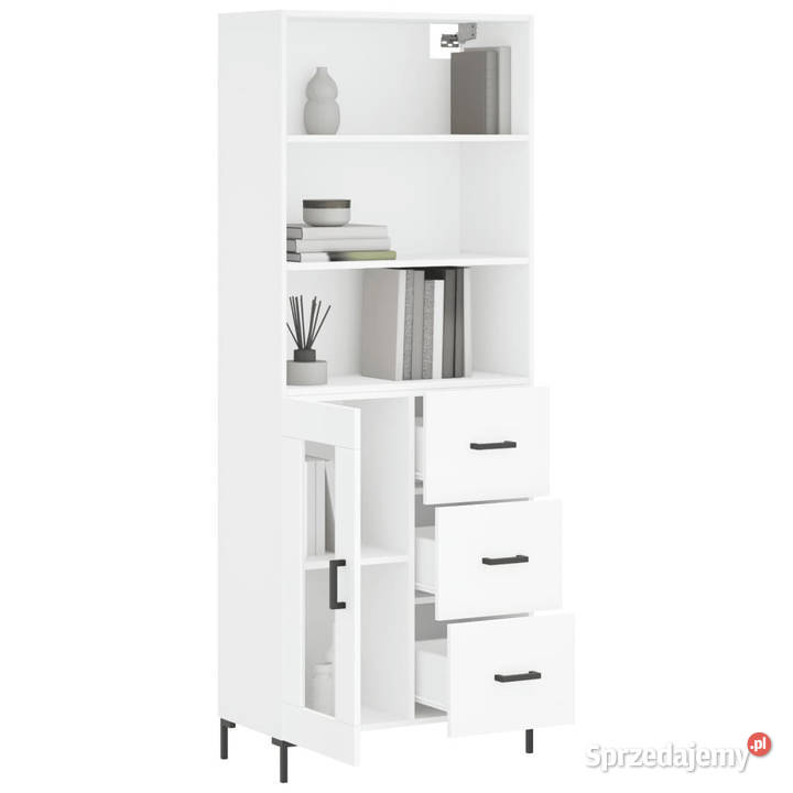 Witrynka biała 695x34x180 materiał mazowieckie Warszawa