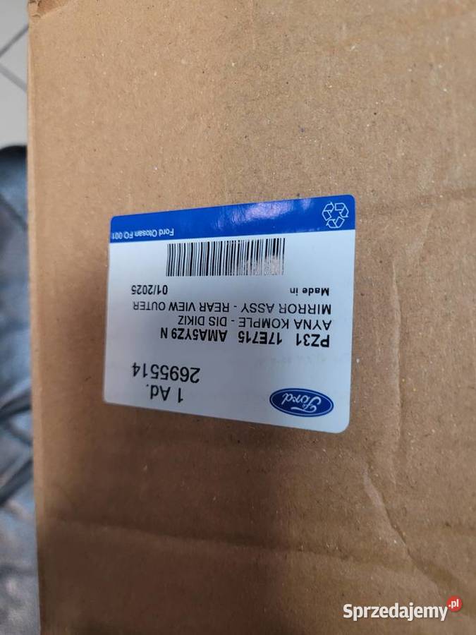 LUSTERKO LEWE FORD CUSTOM PZ3117E715AMA 2695514 Radom