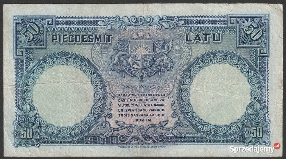 ŁOTWA 50 LATU 1934 KARLIS ULMANIS Numizmatyka