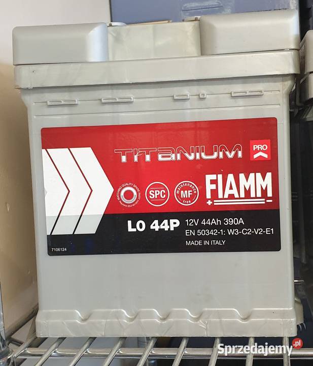 Akumulator FIAMM TITANIUM PRO FIAT 12V 44Ah 390A sprzedam