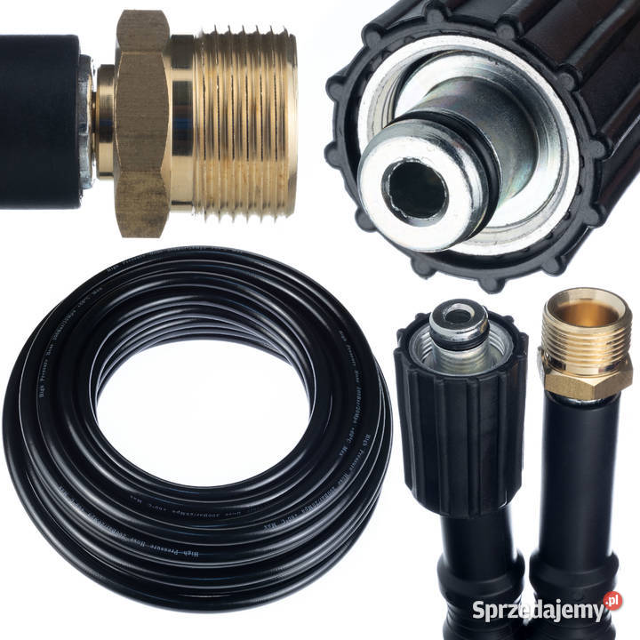 Przedłużka Węża HP 10m M22M2 do Krcher 200 Bar Dom i Ogród Ludźmierz