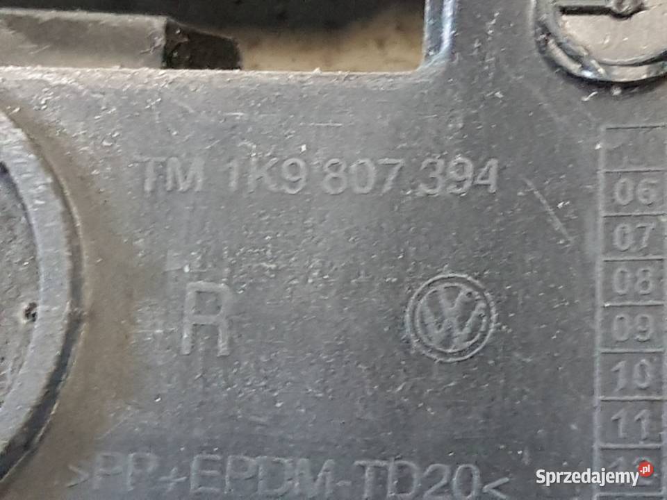 VW GOLF V KOMBI 2009 SLIZG ZDERZAKA WSPORNIK wielkopolskie Turkowice sprzedam