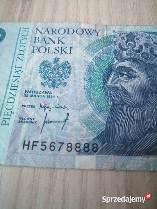 Banknoty Ciekawe Numery np 6665555111888 KOLEJNE Numizmatyka Bytom