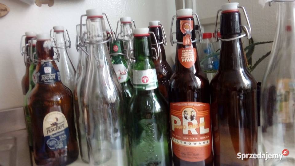 Butelki z zamknięciem sprężynowym i uszczelką Warszawa