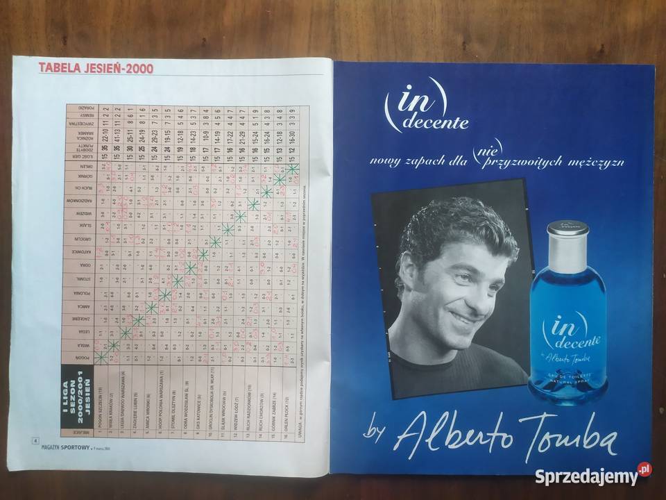 Skarb kibica ekstraklasy wiosna 2001 miękka łódzkie