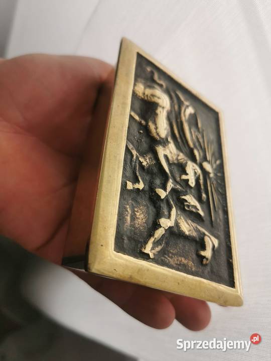 Solidna mosiężna szkatułka 816 g szkatuła na Antyki Rzeszów