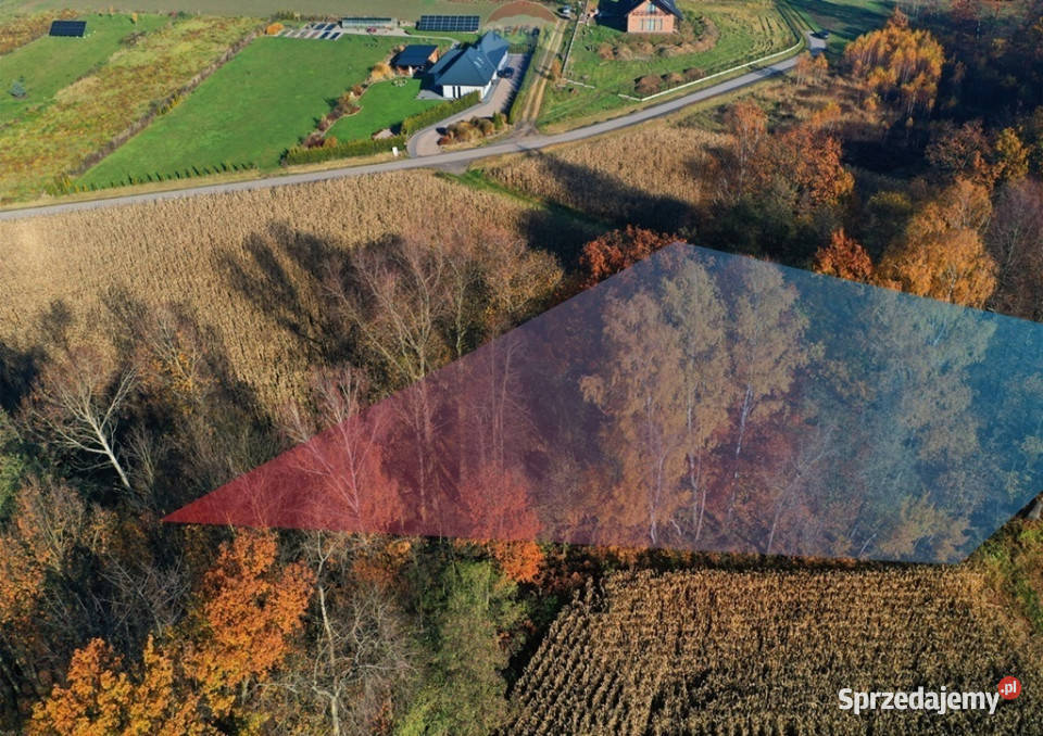 Bajkowa Działka w pięknym otoczeniu Osiek