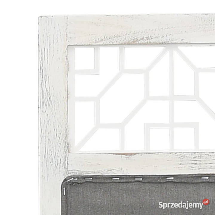 Parawan 3panelowy szary 105 x 165 tkanina mazowieckie