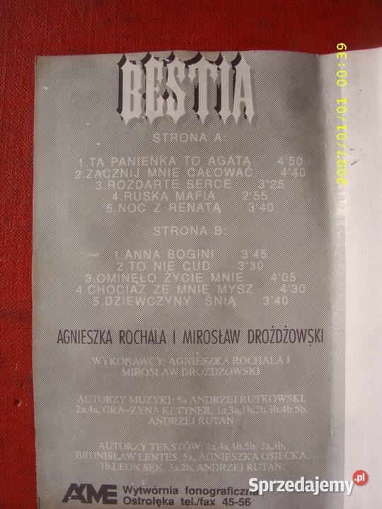 Pop kasBESTIAAgnieszka Rochala Wołów