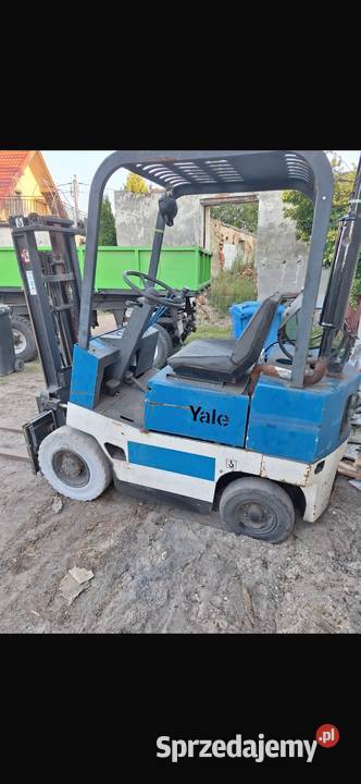 Wózek widłowy YALE GAZ Przesuw boczny Niemcy Do Yale