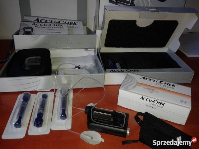 pompa insulinowaglukometr Accu ChekCombo zestaw zachodniopomorskie Szczecin