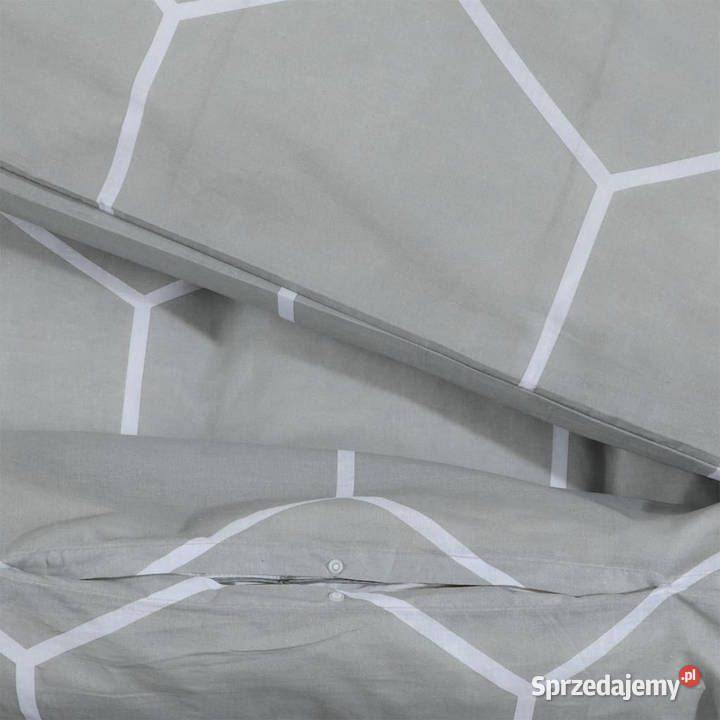Zestaw pościeli szary 225x220 bawełna WM136460 Warszawa sprzedam