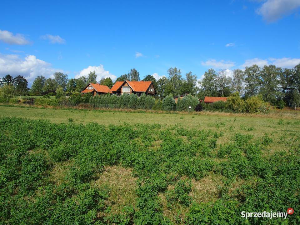 Budowlana z mediami na szlaku Jezioro Jagodne Sprzedaż Jagodne Wielkie