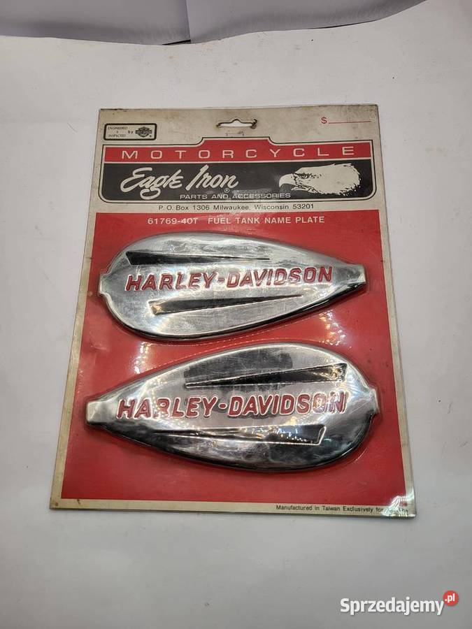 EMBLEMAT EMBLEMATY NA BAK ZBIORNIK HARLEY VL WLA Szyby i owiewki