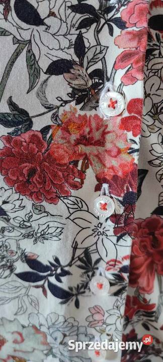 Damska koszula w kwiaty Cavallaro Napoli rozmiar Warszawa