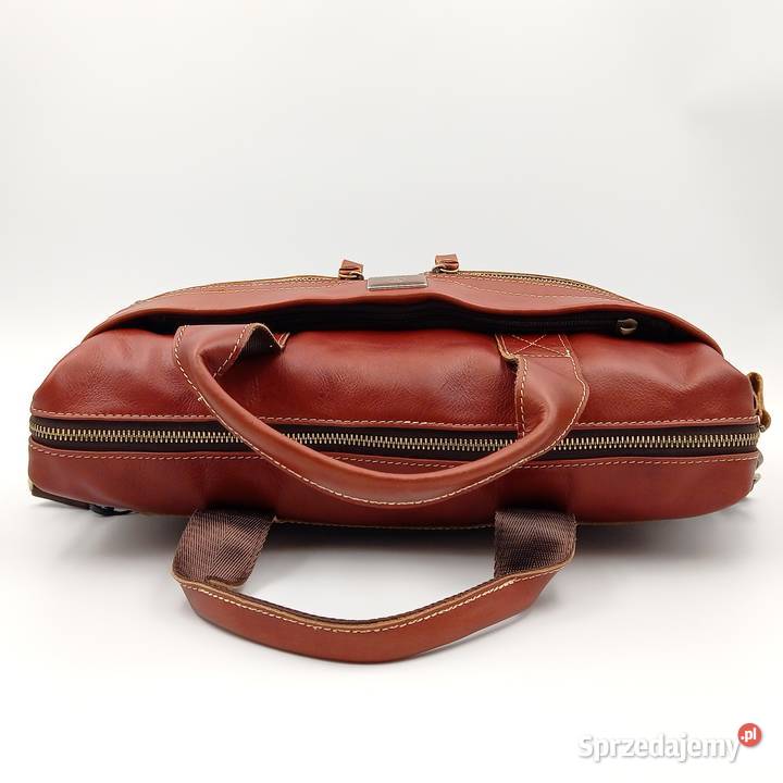 Torba teczka skórzana na ramie Bullcaptain Zawiercie