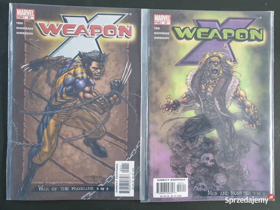 Weapon X zestaw 14 komiksów Marvel USA Amerykańskie sprzedam