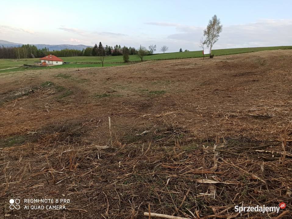 Piękna malowniczo położona działka budowlano Tuchów