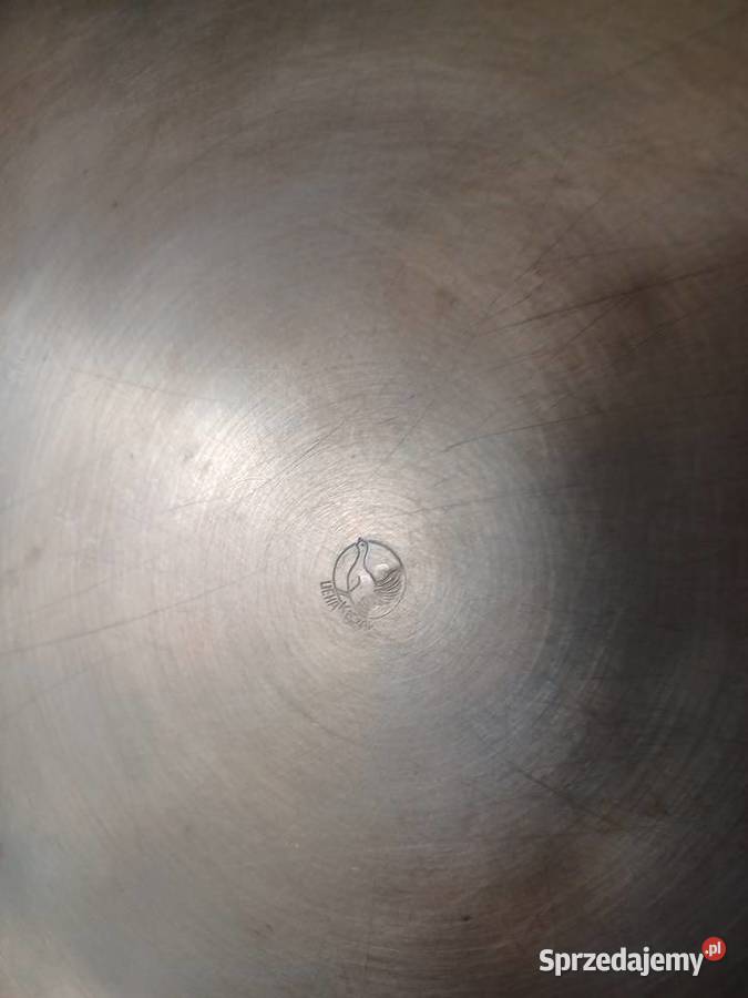 Piękna duża patelnia mosiężna Kolekcja Poznań sprzedam