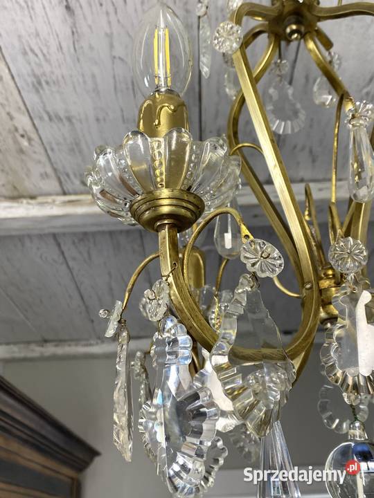 Elegancki Francuski kryształowy Żyrandol 11