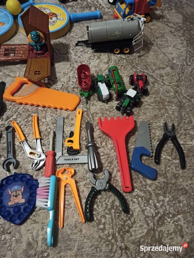 Zestaw używanych zabawek zabawki dzieci Białystok sprzedam