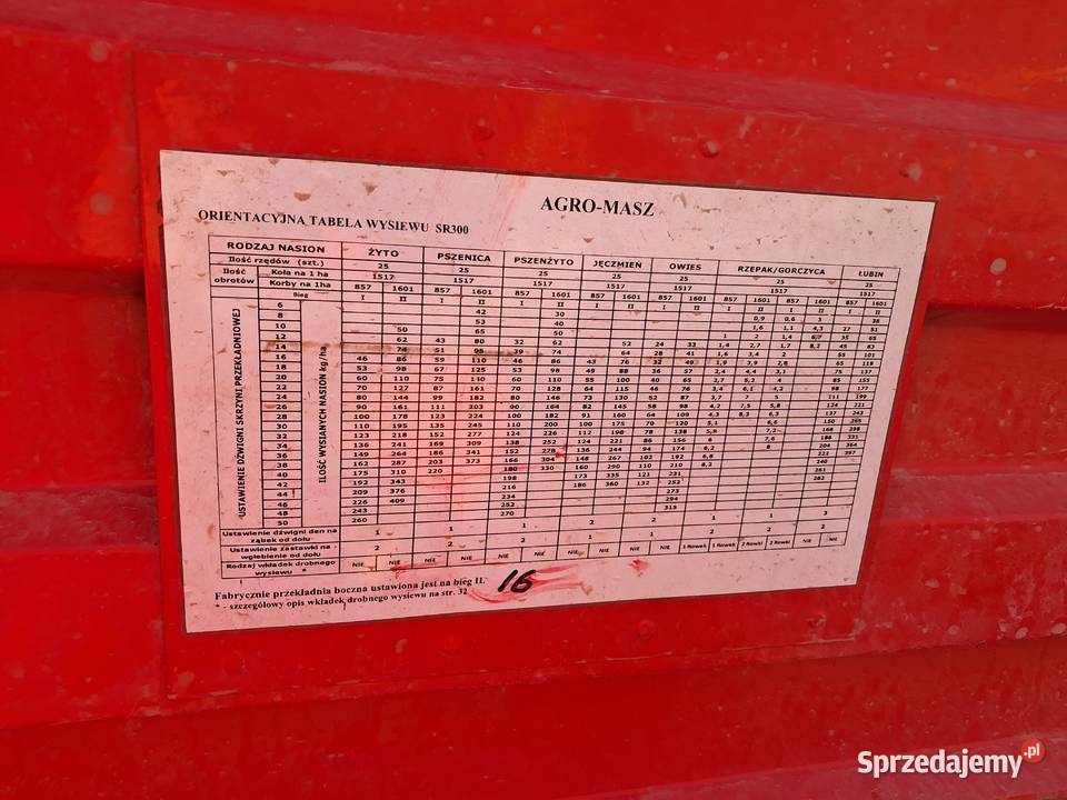 Siewnik agromasz sr300 wielkopolskie Wilczyn sprzedam
