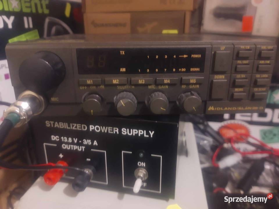 ALAN 28 D Midland CB radio 40 AM FM Mikrofon CTE lubelskie Krasnystaw
