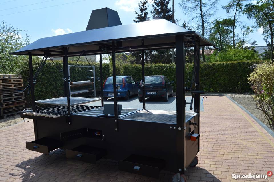 Gastronomiczny grill cateringowy gazowy węglowy Damasławek