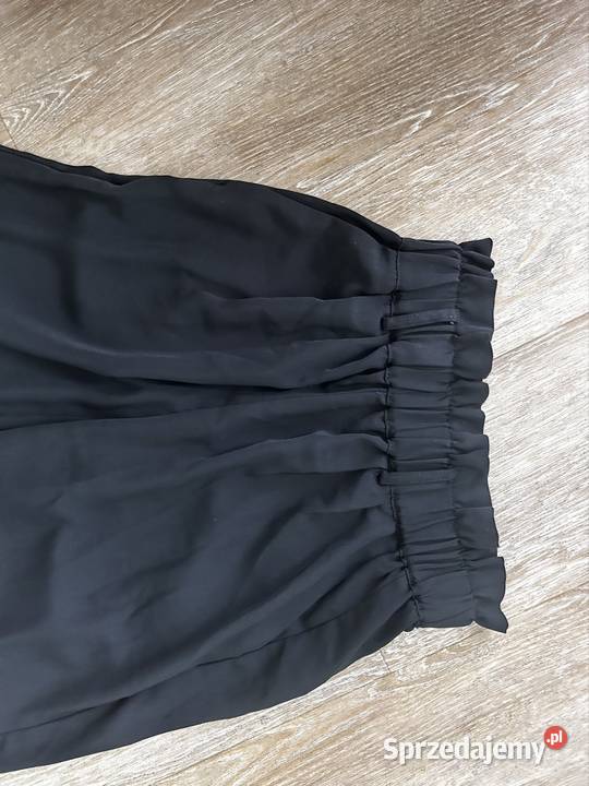 Czarne spodnie damskie XS czarne spodnie damskie Rozmiar 34(XS) Spodnie