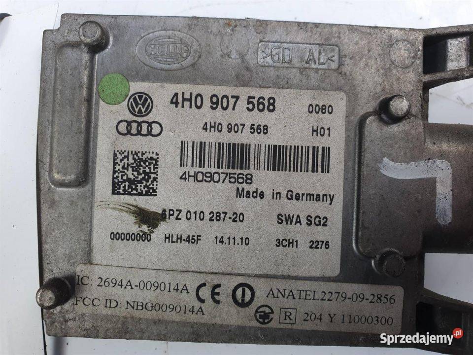 ASYSTENT ZMIANY PASA AUDI A8 D4 PRZED LIFT Lipno