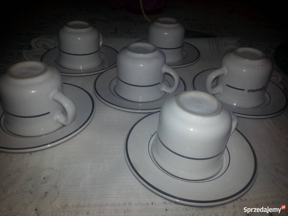 6 filizanek ze spodkami Tulowice Kraków sprzedam