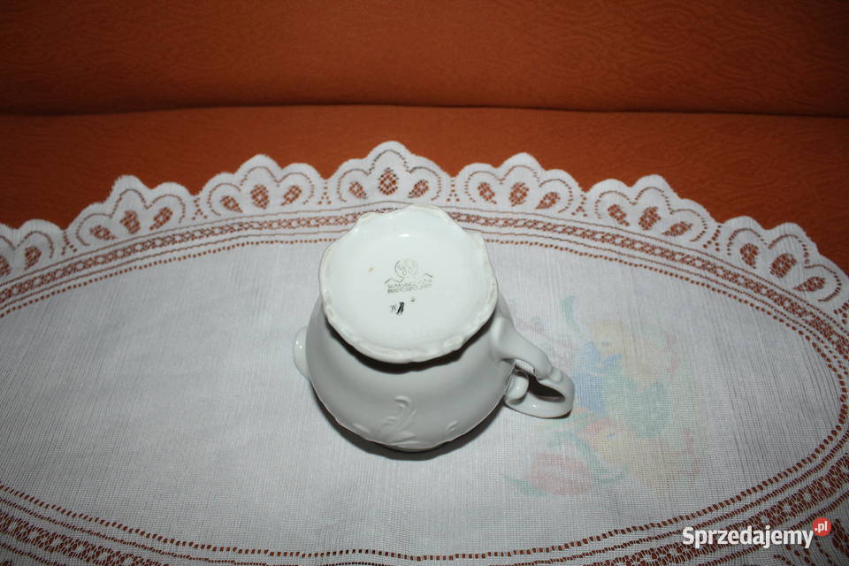 Stary mlecznik Porcelana Wałbrzych Niebieski Chorzów