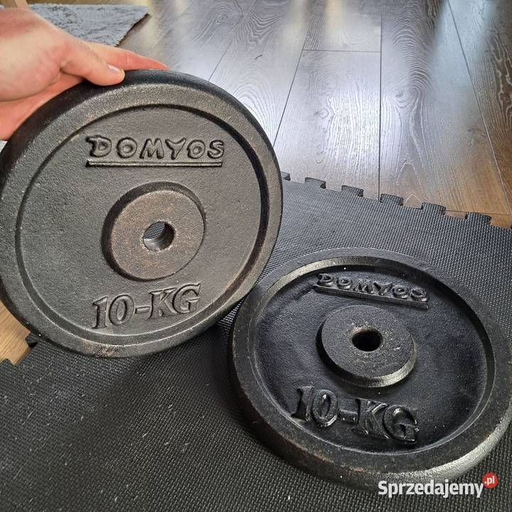 2x10 obciążenia żeliwne ciężarki do hantli gryfu Domaszczyn