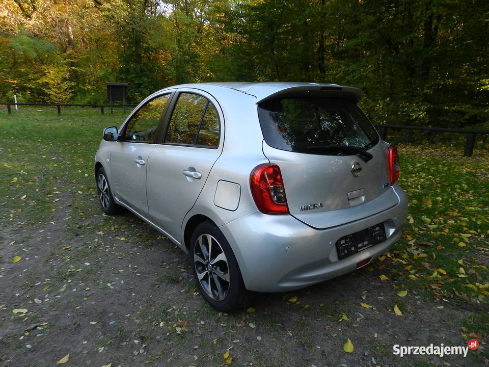 Nissan Micra AUTOMAT wyposażenie PEWNY PRZEBIEG czujnik parkowania Samochody osobowe Puszczykowo