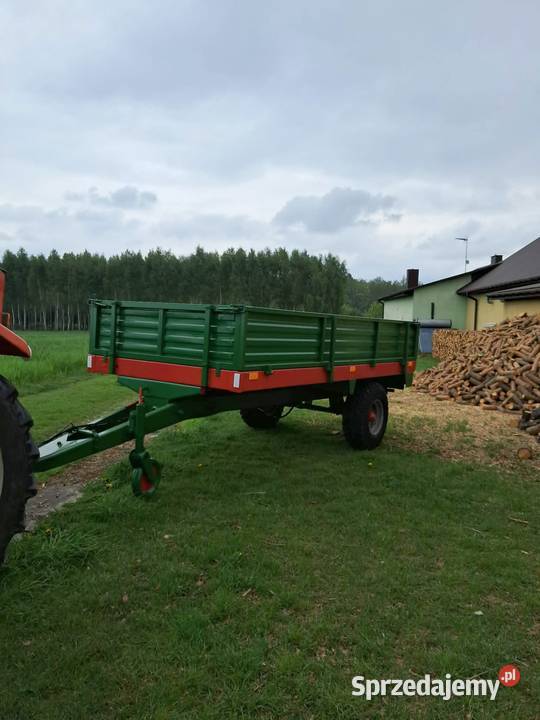 Przyczepa rolnicza jednoosiowa wywrotka do tyłu nieuszkodzony Przyczepy rolnicze Radomsko