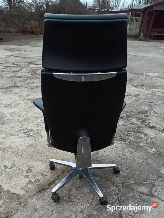 Fotel Gabinetowy czarny stan FAKTURA VAT Bez Wrocław