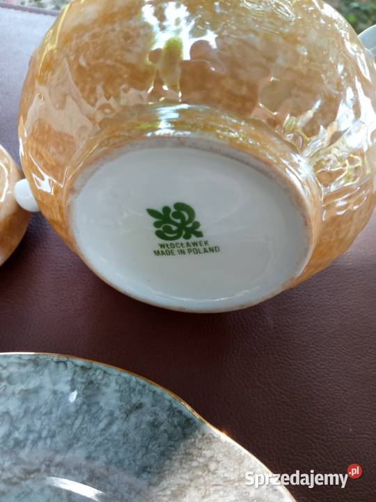 Kolorowy Zestaw porcelana Włocławek Chodzież PRL Jaworzno