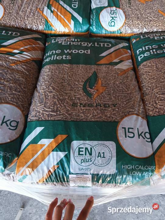 Pellet sosnowy workowany PECKA i LIGNUM En plus małopolskie Bolesław