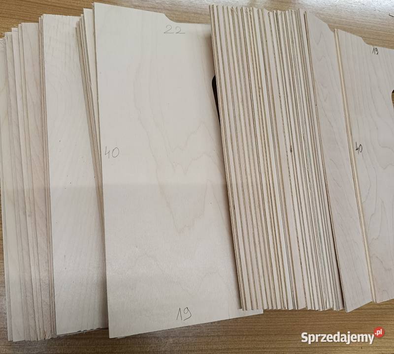 Sklejka brzozowa 3mm kawałki formatki resztki Lublin