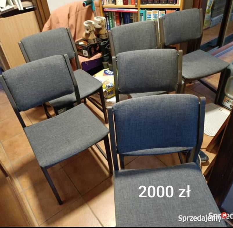 krzesło krzesła biurowe stare PRL obrotowe pilna Poznań