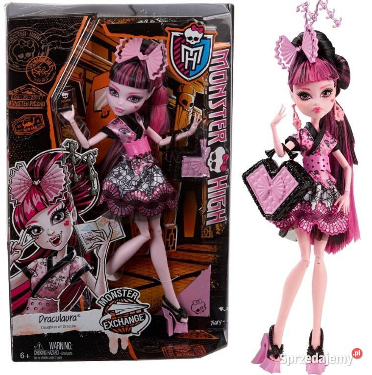 Monster High DRACULAURA Monster Exchange Upiorna Mattel