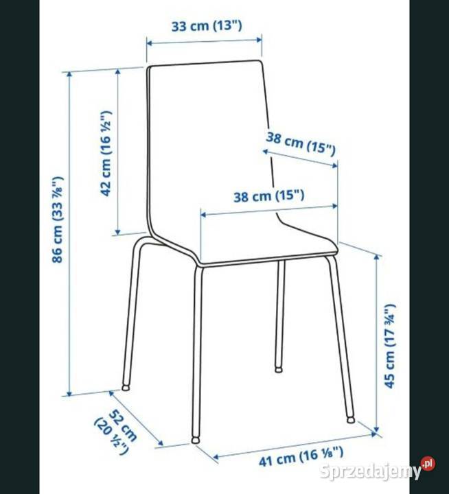 Ikea martin krzesło czarne drewniane prawie nowe Bydgoszcz
