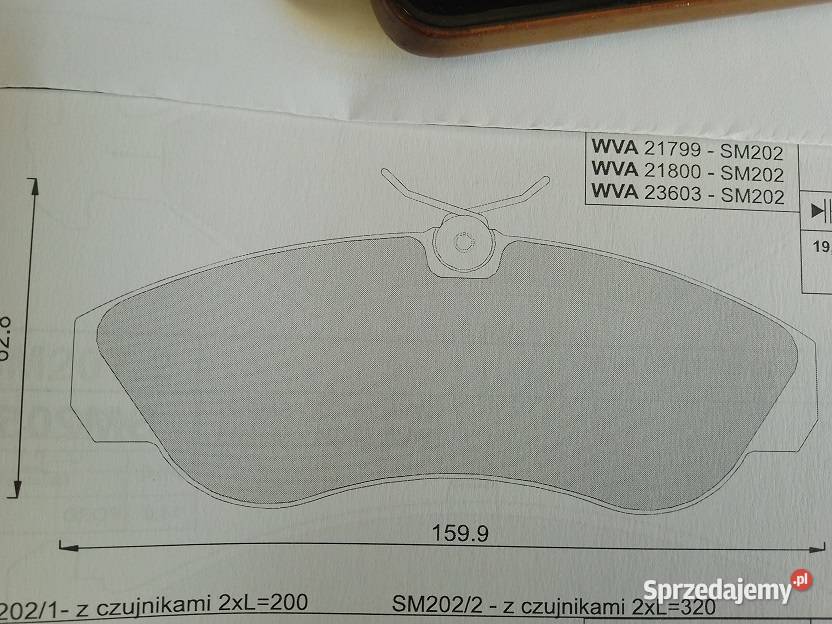 Klocki hamulcowe kpl przód CITROEN JUMPER I