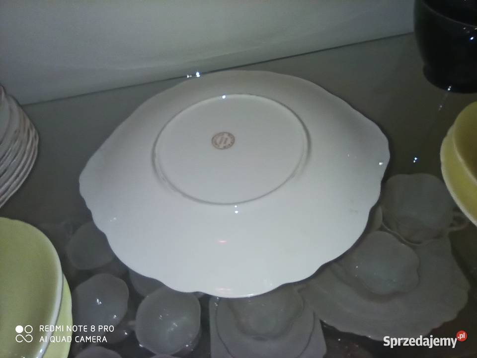 Filiżanka z talerzykiem Marie Producions Genuine Porcelana i szkło Gdańsk