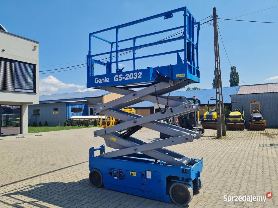 Podnośnik nożycowy elektryczny Genie GS2032 2012 Dźwigi, podnośniki małopolskie Dąbrowa Tarnowska