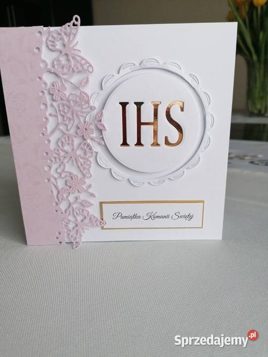 Kartka komunia Rękodzieło