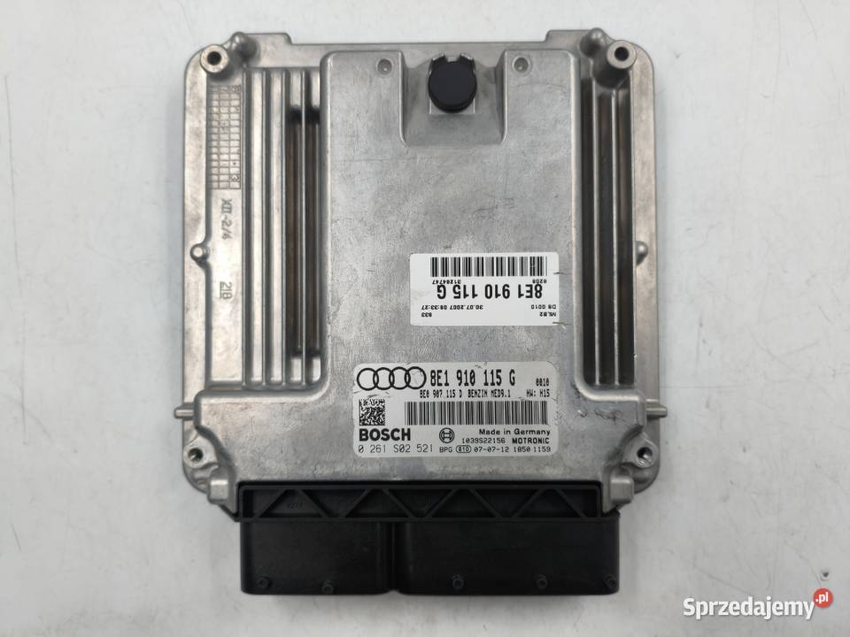 Sterownik Silnika Audi A4 B7 20 TFSI 8E1910115G osobowe Wyszków