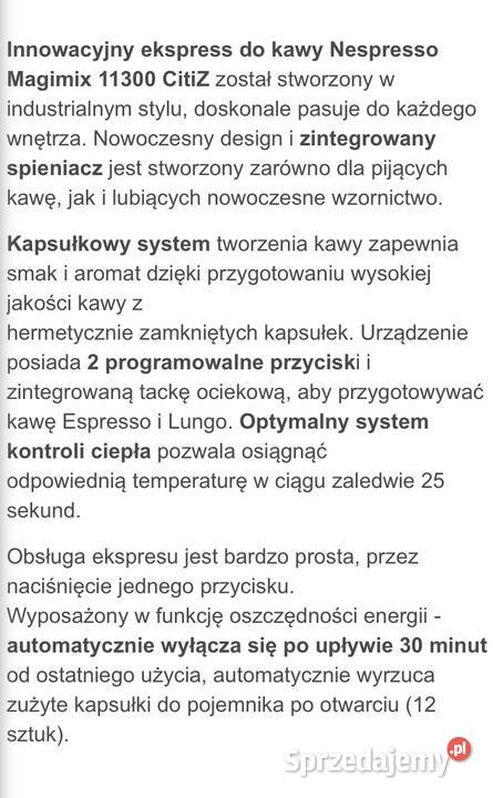 Ekspres do kawy Magimix