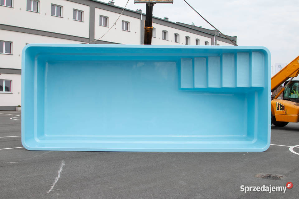 Basen ogrodowy poliestrowy Komplet 75x32 warmińsko-mazurskie